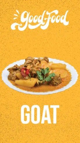 Jamaican curried goat with potatoes